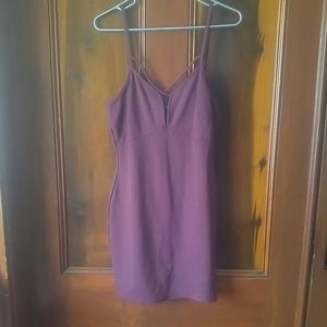 Deep purple dress